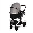 Детска количка GLORY 2в1 с кош за новородено OPALINE Grey+ADAPTERS